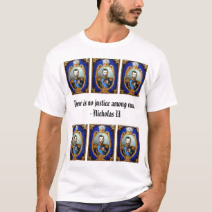 Camiseta Nicolás II - azul