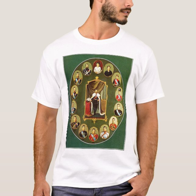 Camiseta Nicolás II - múltiplo (Anverso)
