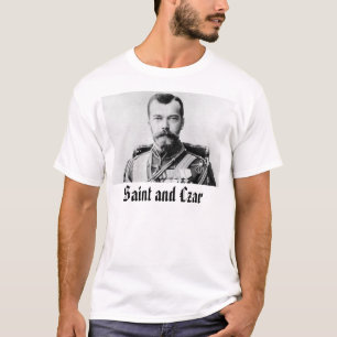 Camiseta Nicolás II, santo y zar