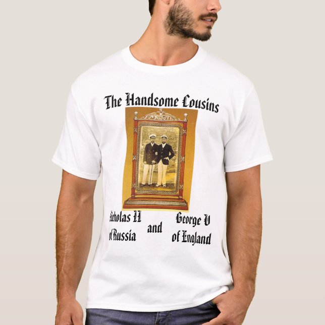 Camiseta Nicolás II y George V (Anverso)