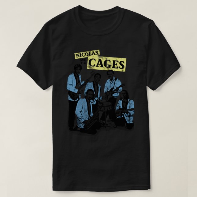 Camiseta Nicolás y los Classi (Nic Cage Band Shirt) (Diseño del anverso)