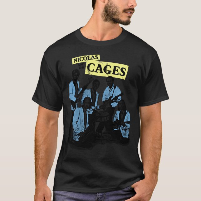 Camiseta Nicolás y los Classi (Nic Cage Band Shirt) (Anverso)