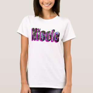 Camiseta Nicole, nombre logotipo,