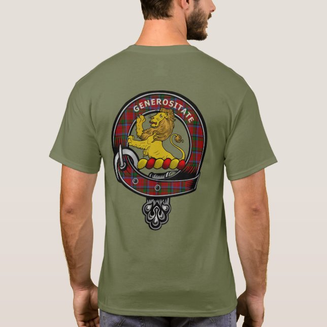 Camiseta Nicolson Clan Badge Adulto T-Shirt (Reverso)