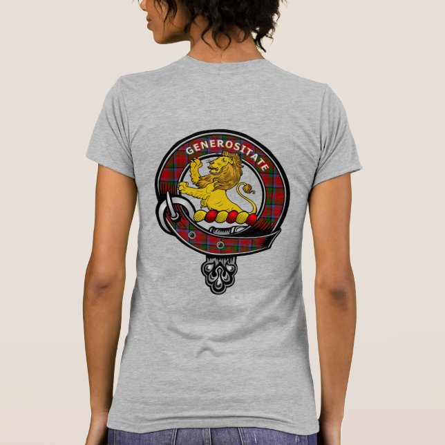 Camiseta Nicolson Clan Badge Adulto T-Shirt (Reverso)