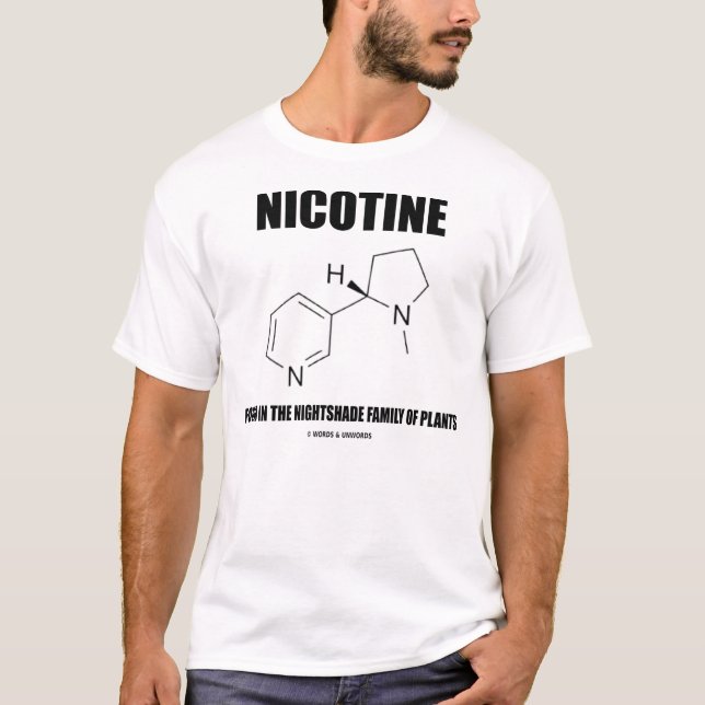 Camiseta Nicotina encontrada en la familia del Nightshade (Anverso)