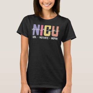 Camiseta Nicu Enfermera Amor Inspire Medicina Sanitaria
