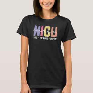 Camiseta Nicu Enfermera Amor Inspire Medicina Sanitaria
