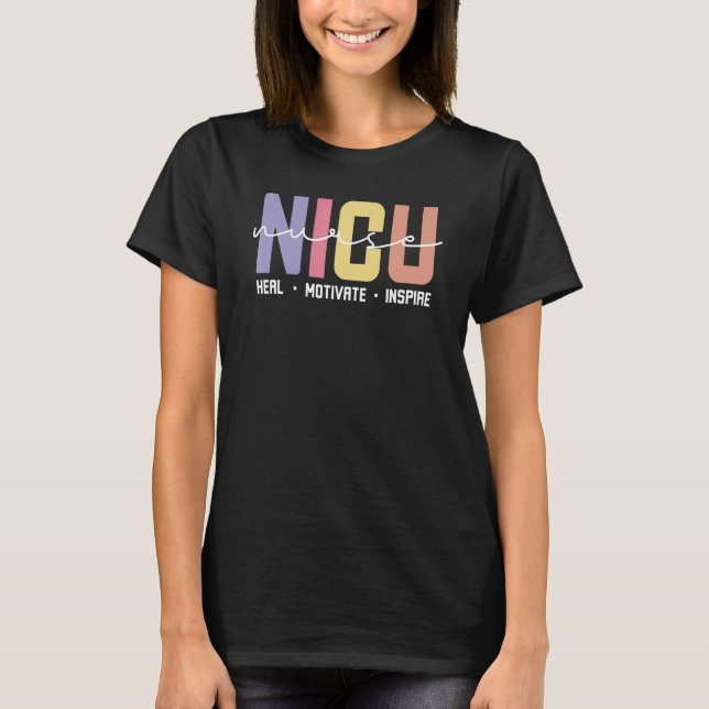 Camiseta Nicu Enfermera Amor Inspire Medicina Sanitaria (Anverso)