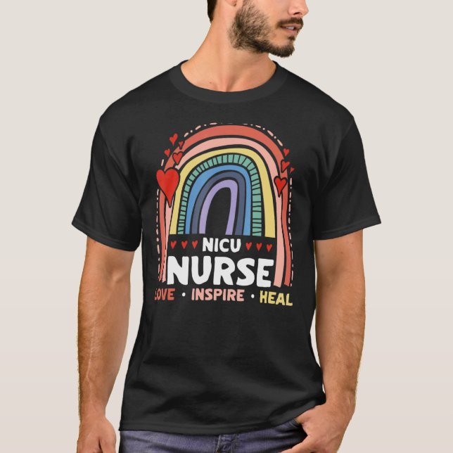 Camiseta Nicu Enfermera Amor Inspire Medicina Sanitaria (Anverso)