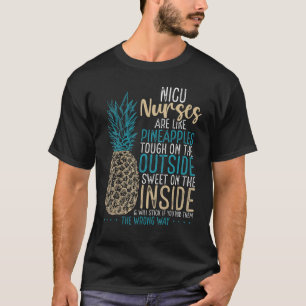 Camiseta Nicu Enfermera Pineapple Nicu Enfermería Prematura