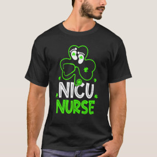 Camiseta Nicu Nurse Life Stethoscope Enfermería St Patricks