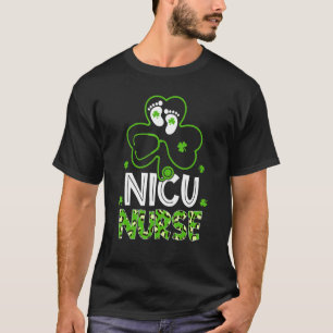Camiseta Nicu Nurse Life Stethoscope Leopardo neonatal St P