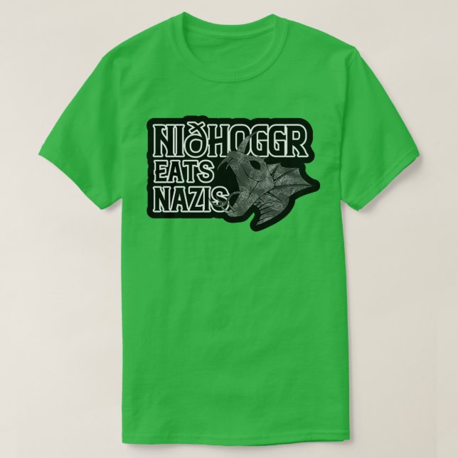 Camiseta Nidhoggr come nazis (Diseño del anverso)