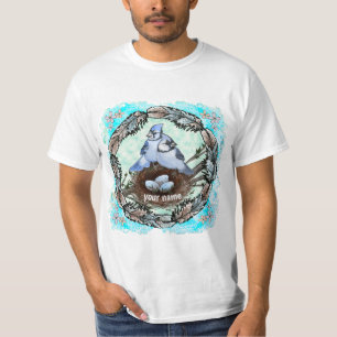 Camiseta Nido de arrendajo azul