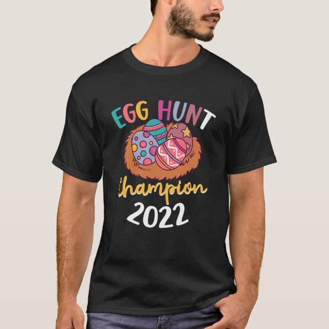 Camiseta Nido de pájaro de Pascua 2022, campeón de la caza  (Anverso)