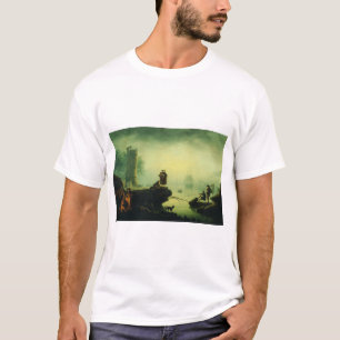 Camiseta Niebla de la mañana en el mar por Joseph Vernet 