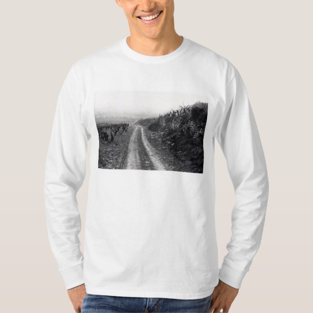 Camiseta Niebla en el viñedo (Anverso)