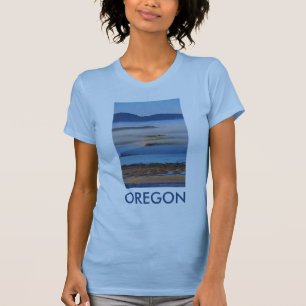 Camiseta Niebla matutina sobre la bahía de Netarts, OR