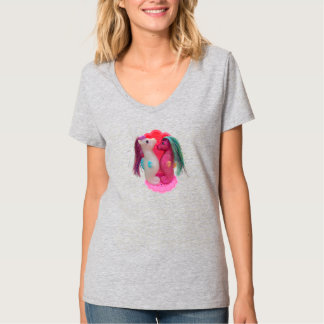 Camiseta Niebla Oceánica y Rosa del Mar el Mar Brilla