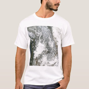 Camiseta Niebla y nieve en el noroeste pacífico (col