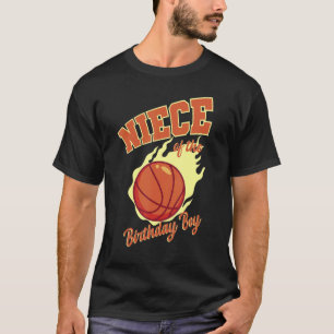 Camiseta Niece Del Nacimiento Familia De Baloncesto Bday P
