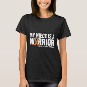 Camiseta Niece Es Una Guerrera Señora Múltiple Esclerosis C