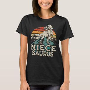 Camiseta Niecesaurus Dinosaur T Rex Niece Saurus Mateo