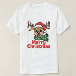 Camiseta NiedlicherWeihnachtsrentierPulloverMerryChristmas