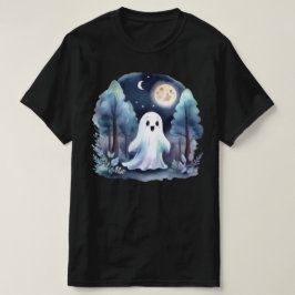 Camiseta Niedliches Gespenst Geist im Wald Longsleeve 