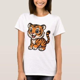 Camiseta Niedliches Tigerbaby-Design