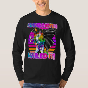 Camiseta Niegan A La Chica Unicorn Kindergarten G