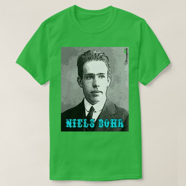 Camiseta Niels Bohr (Diseño del anverso)