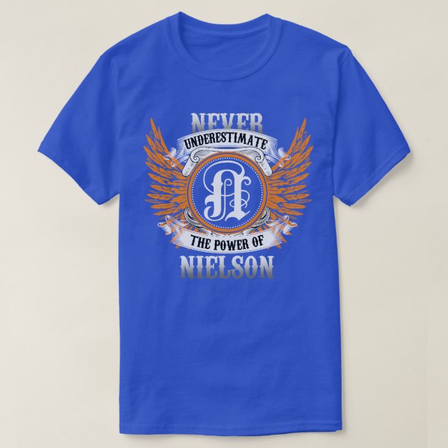 Camiseta Nielson Name Shirt Nunca Subestima El Poder O (Diseño del anverso)