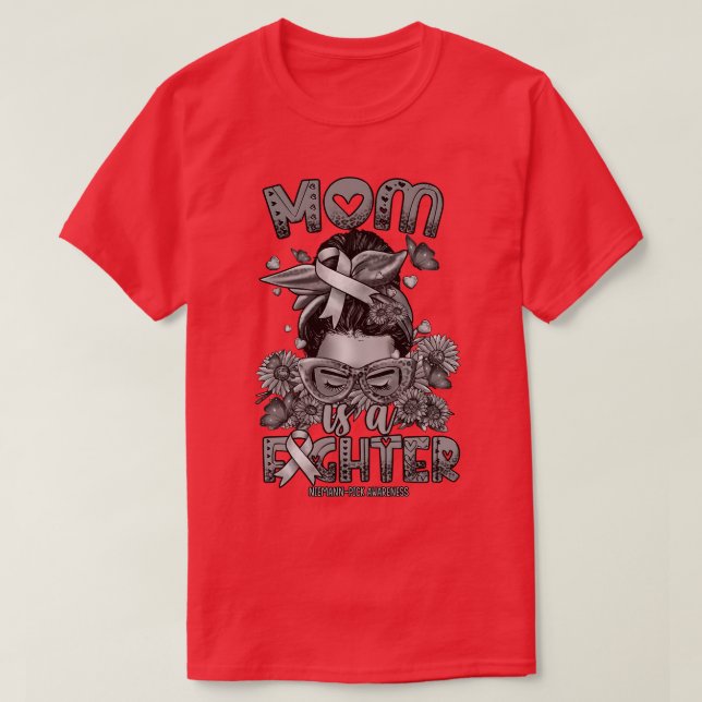 Camiseta NiemannPick Awareness Mom (Diseño del anverso)