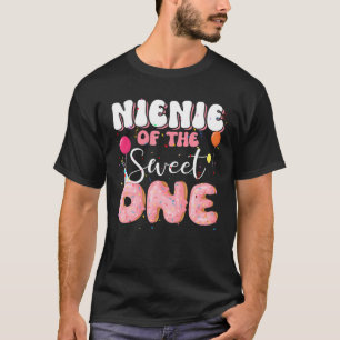 Camiseta Nienie De Cumpleaños One Doughnut 1ª Familia B-D