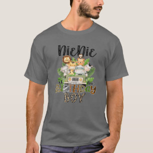 Camiseta Nienie De La Familia Safari Jungle Del Zoológico D