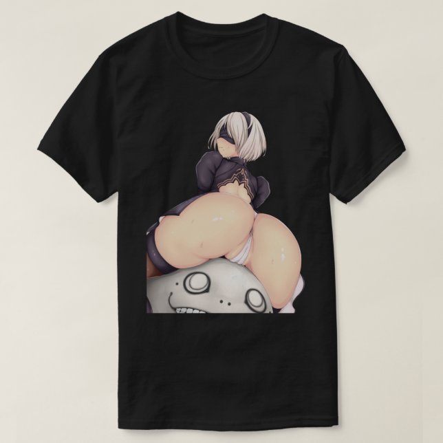 Camiseta Nier Automata 2B (Diseño del anverso)