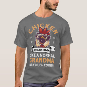 Camiseta Nieta agricultora de pollo gallo gallo