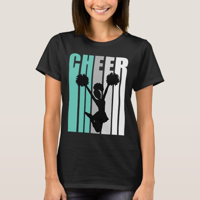Camiseta Nieta animadora rosa y retro de Guay chicas (Anverso)
