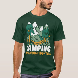 Camiseta Nieta Camping Afición Campista Campamento r