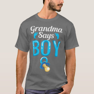 Camiseta Nieta de Revuelo de Género dice abuela de niño fut