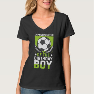 Camiseta Nieta Del Jugador De Fútbol De Cumpleaños