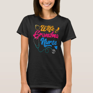 Camiseta Nieta Esposa Enfermera Día de la Madre RN LPN Para