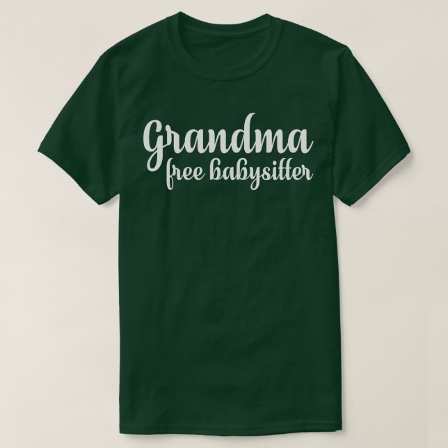 Camiseta Nieta libre de bebés (Diseño del anverso)