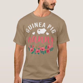 Camiseta Nieta Mascota de cerdo guineana obsequia a la nana