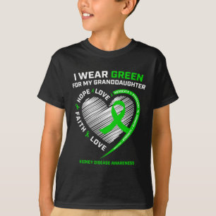 Camiseta Nieta Niña Sensibilización sobre la enfermedad ren