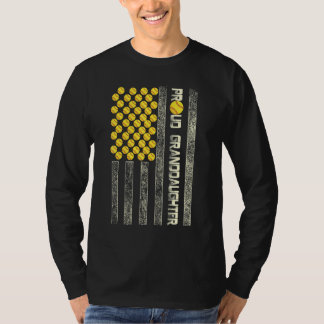 Camiseta Nieta orgullosa de mujeres Bandera americana Softb