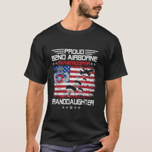 Camiseta Nieta orgullosa de paracaidista de la 82.ª Divisió
