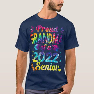Camiseta Nieta orgullosa de Tie Dye de una clase de 2022